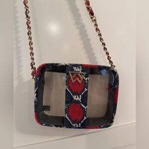 Clear Kelly Wynne Crossbody Bag